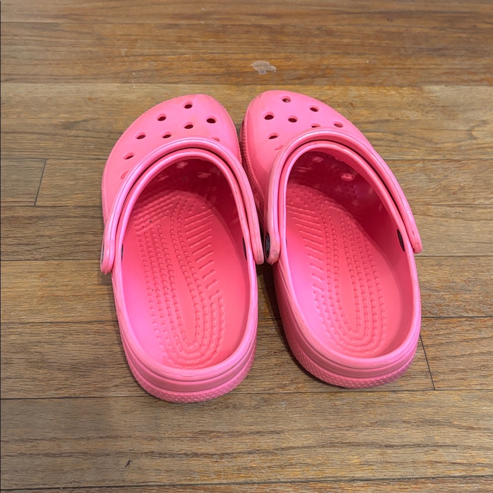 CROCS Women’s shoes Bright Pink 9 - Picture 2 of 4